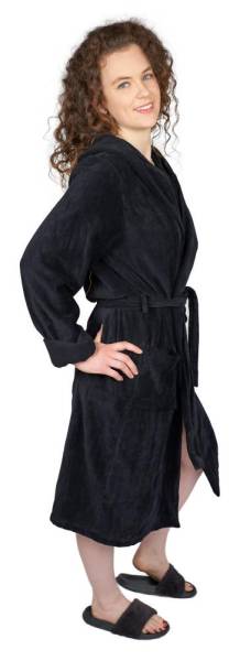 Bademantel Daytona Damen bestickt 100% Baumwolle
