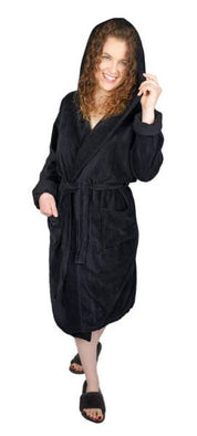 Bademantel Daytona Damen bestickt 100% Baumwolle