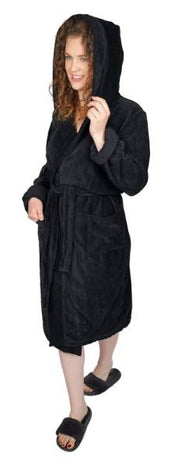 Bademantel Daytona Damen bestickt 100% Baumwolle